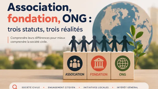 Association, Fondation, ONG  quelles différences derrière les titres ?